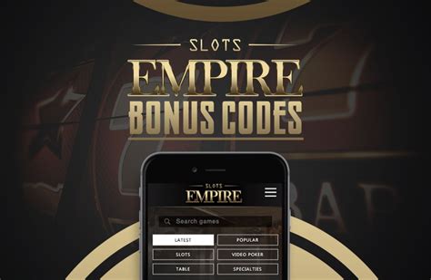  slots empire bonus codes